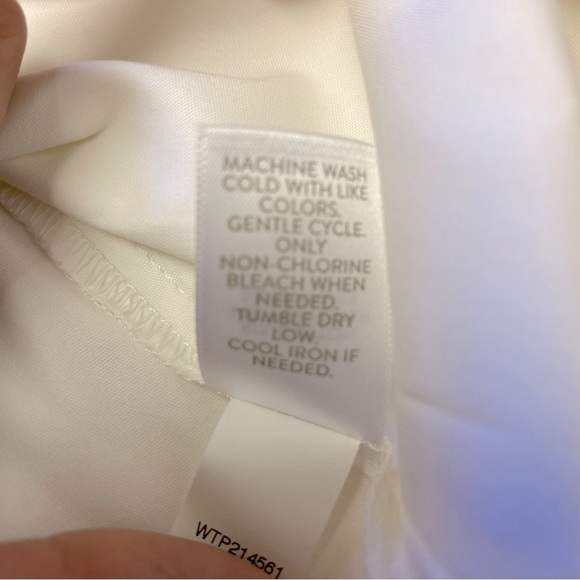 J Jill White Shirt Collection Long Sleeve Tunic Top Size Small - Picture 9 of 14